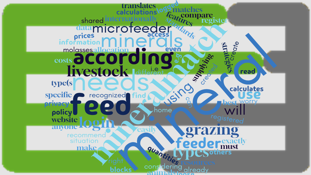 With MineralMatch you can easily check how much it costs to use a given mineral feed if the animals' needs for mineral supplements during grazing are to be covered